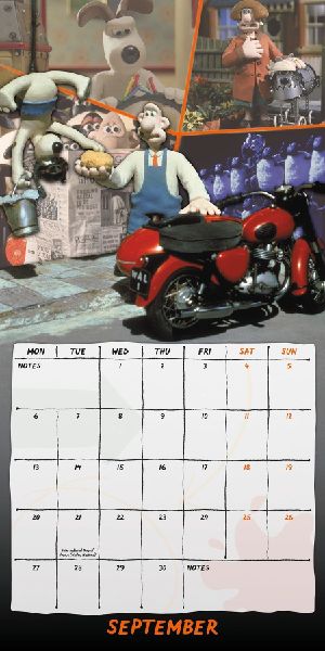 Wallace and Gromit 2027 - Wandkalender