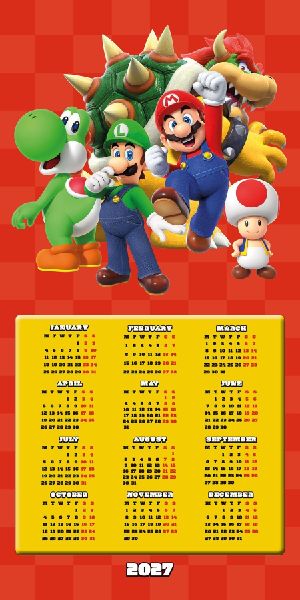Nintendo - Super Mario 2027 - Wandkalender