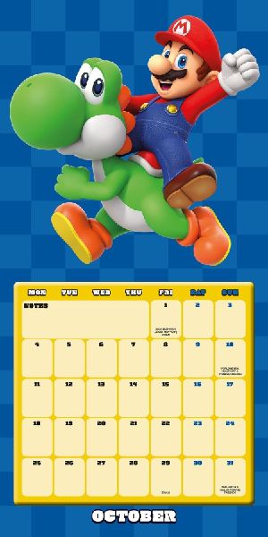 Nintendo - Super Mario 2027 - Wandkalender