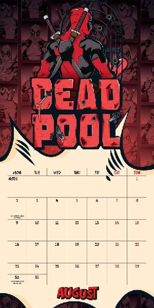 Deadpool - Offizieller Kalender 2027