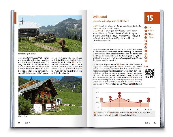 KOMPASS Wanderführer Kleinwalsertal, 35 Touren mit Extra-Tourenkarte