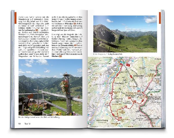 KOMPASS Wanderführer Kleinwalsertal, 35 Touren mit Extra-Tourenkarte