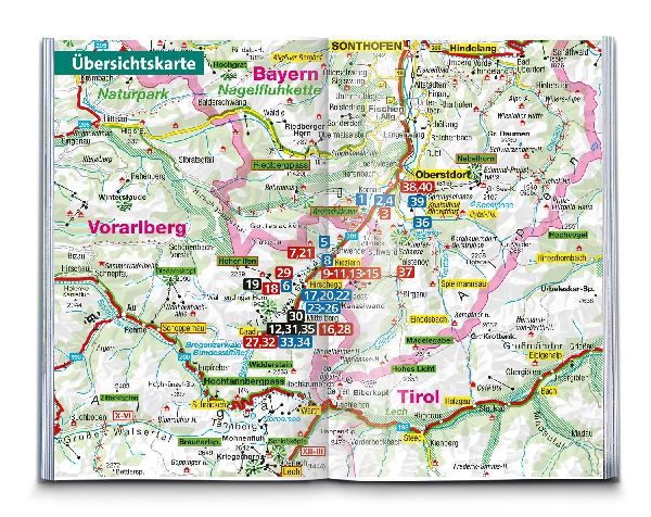KOMPASS Wanderführer Kleinwalsertal, 35 Touren mit Extra-Tourenkarte