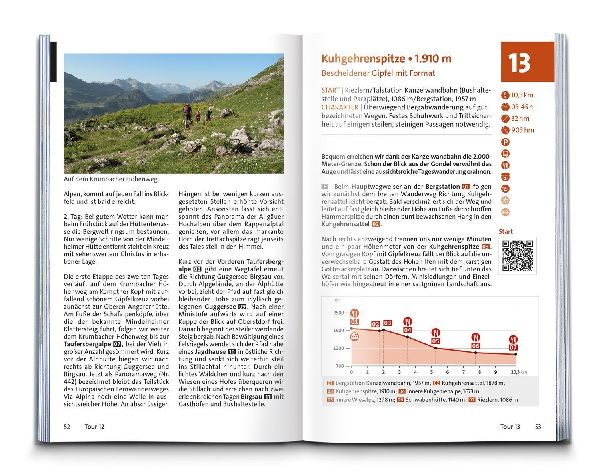 KOMPASS Wanderführer Kleinwalsertal, 35 Touren mit Extra-Tourenkarte
