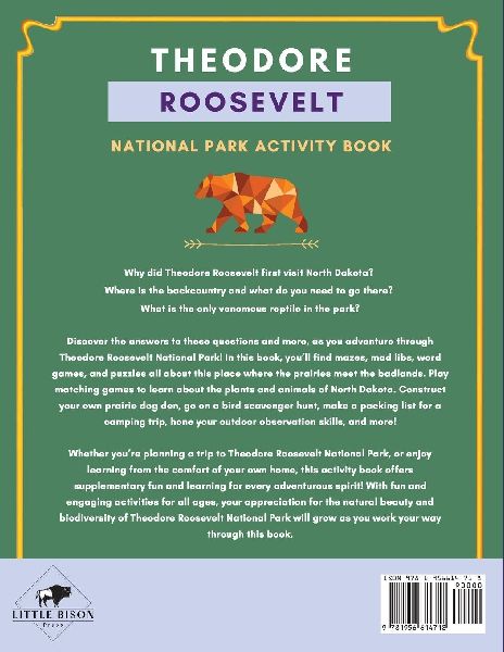 Theodore Roosevelt National Park Activity Book