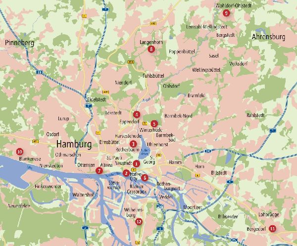 Zu Fuß durch die Hansestadt Hamburg