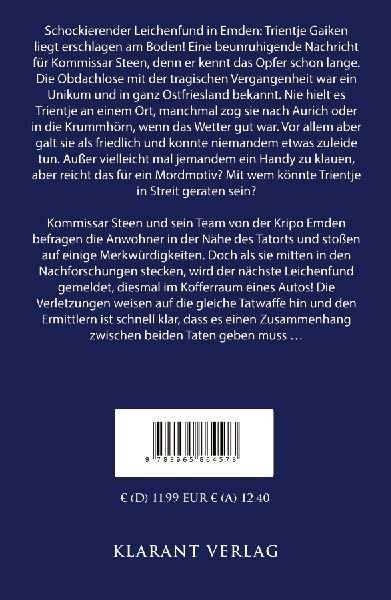 Die Tote in Ostfriesland. Ostfrieslandkrimi