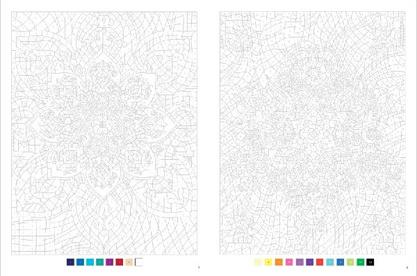 Malen nach Zahlen: Mandalas