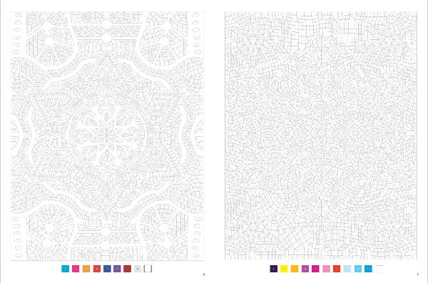 Malen nach Zahlen: Mandalas