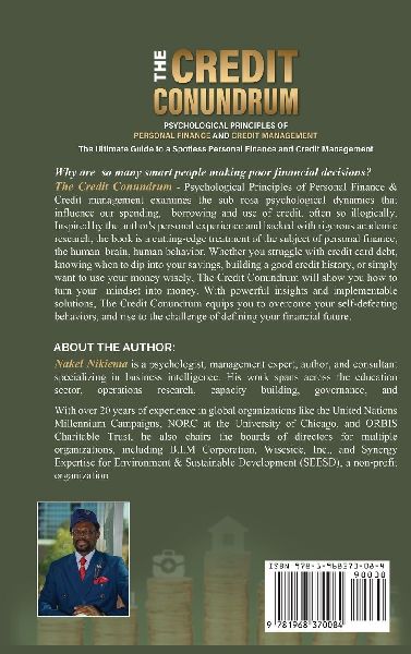 The Credit Conundrum - Psychological principles of personal finance & credit management