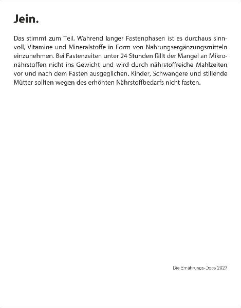Die Ernährungs-Docs - Gesund durch das Jahr Tagesabreißkalender 2027
