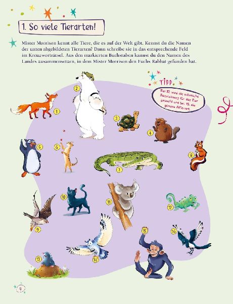 Die Schule der magischen Tiere Beschäftigung: Das große Rätselbuch