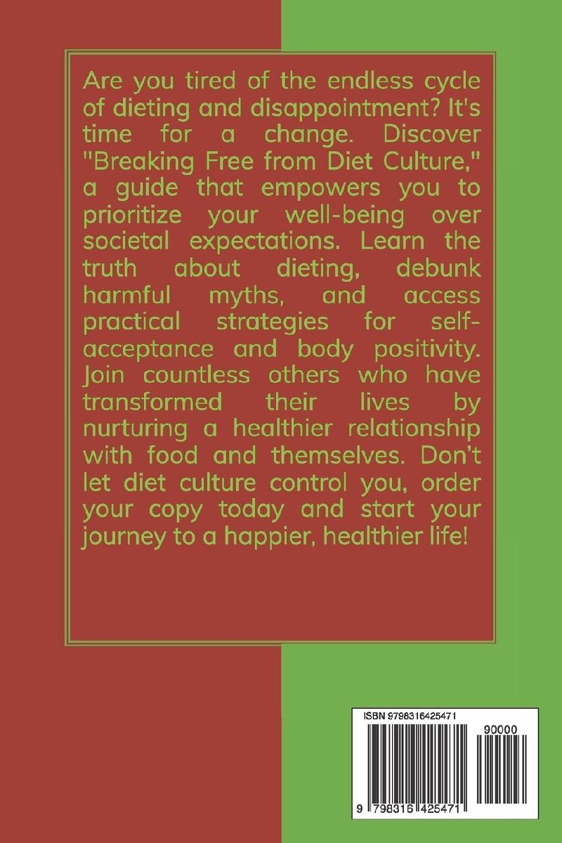 Breaking Free from Diet Culture