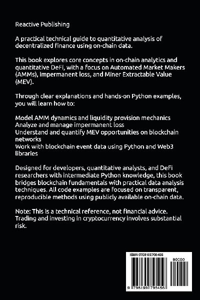 On-Chain Analytics and Quantitative DeFi