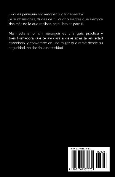 MANIFIESTA AMOR SIN PERSEGUIR