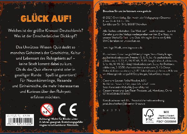 Wer hätte das gedacht?! Das Unnützes-Wissen-Quiz Ruhrpott