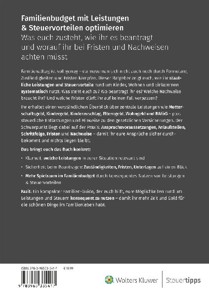 Familienbudget mit Leistungen & Steuervorteilen optimieren
