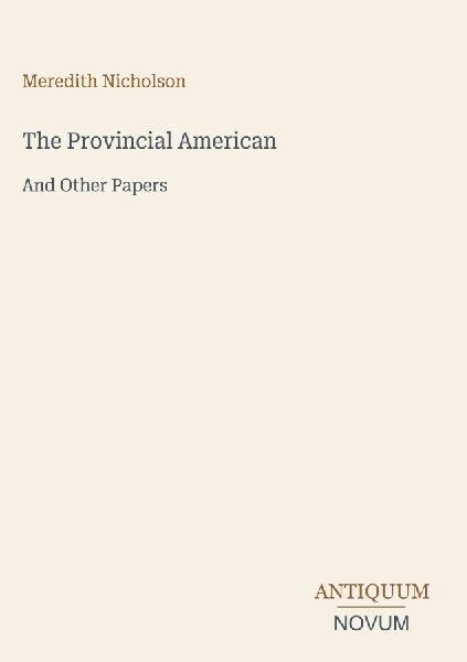 The Provincial American