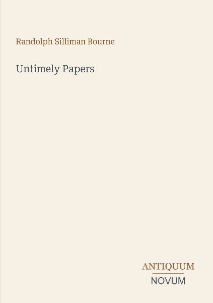 Untimely Papers