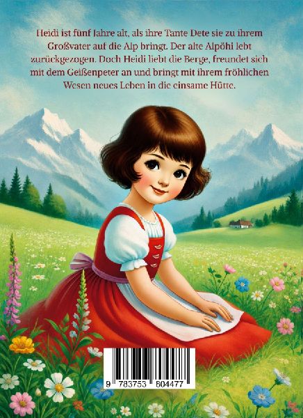 Johanna Spyri: Heidi. Vollständige Neuausgabe: Das Orginal-Buch. Beide Teile in einem Band.
