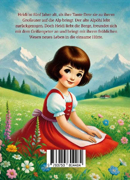 Johanna Spyri: Heidi. Vollständige Neuausgabe: Das Orginal-Buch. Beide Teile in einem Band.