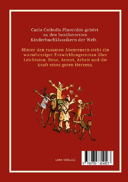 Carlo Collodi: Pinocchio. Das Buch mit den Illustrationen der Originalausgabe von 1883.