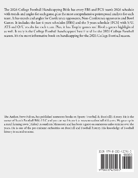 2026 College Football Handicapping Bible