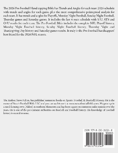 2026 Pro Football Handicapping Bible