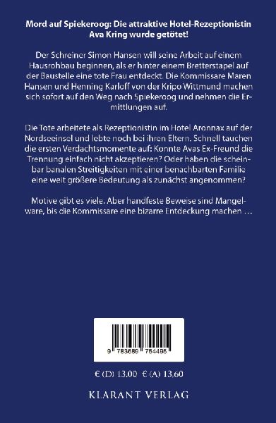Mord auf Spiekeroog. Ostfrieslandkrimi - Spiekeroog Krimi - Nordseekrimi