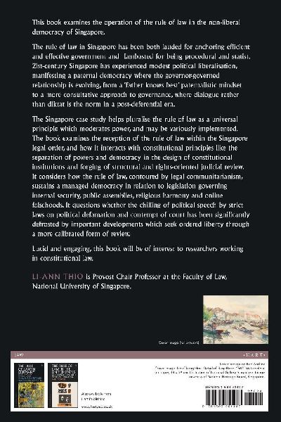 The Rule of Law in Singapore