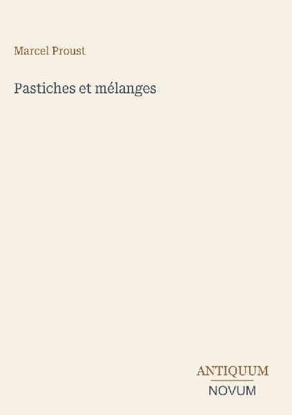 Pastiches et mélanges