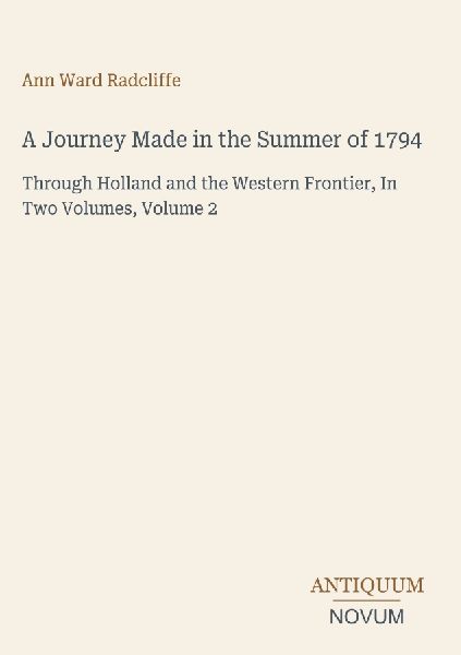 A Journey Made in the Summer of 1794