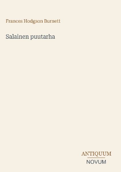 Salainen puutarha