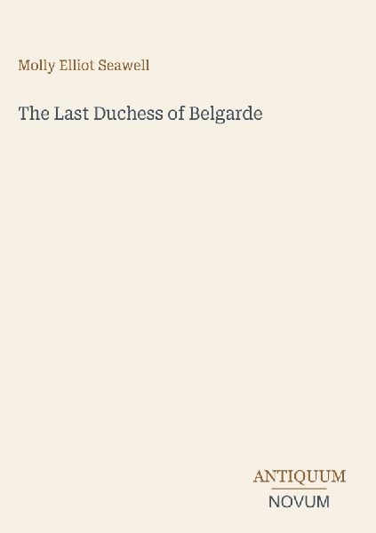 The Last Duchess of Belgarde