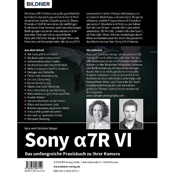 Sony alpha 7R VI - Das umfangreiche Praxisbuch zu Ihrer Profi-Kamera