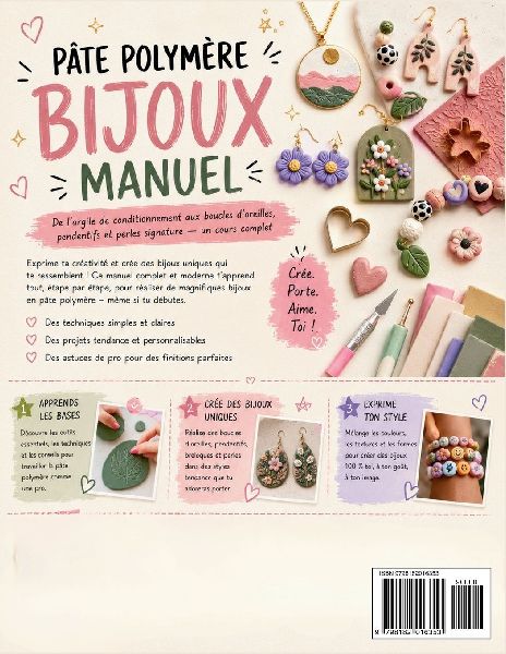 PÂTE POLYMÈRE BIJOUX MANUEL