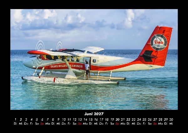 Flugzeuge 2027 Fotokalender DIN A3
