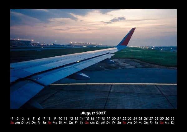 Flugzeuge 2027 Fotokalender DIN A3