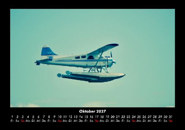 Flugzeuge 2027 Fotokalender DIN A3