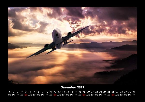Flugzeuge 2027 Fotokalender DIN A3
