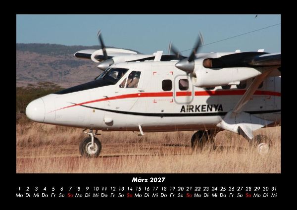 Flugzeuge 2027 Fotokalender DIN A3
