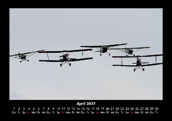 Flugzeuge 2027 Fotokalender DIN A3