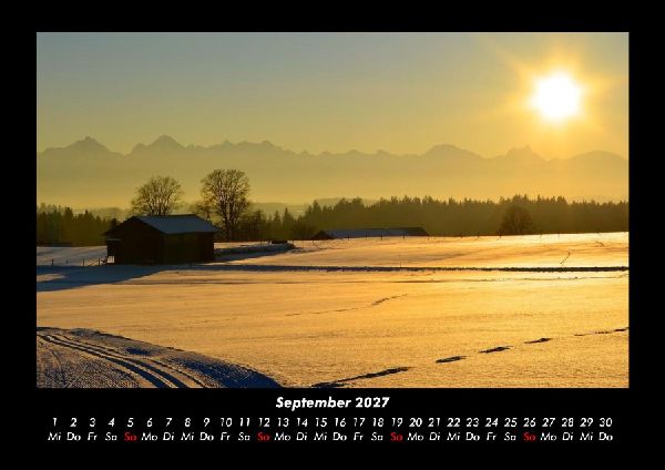 Winterzauber 2027 Fotokalender DIN A3