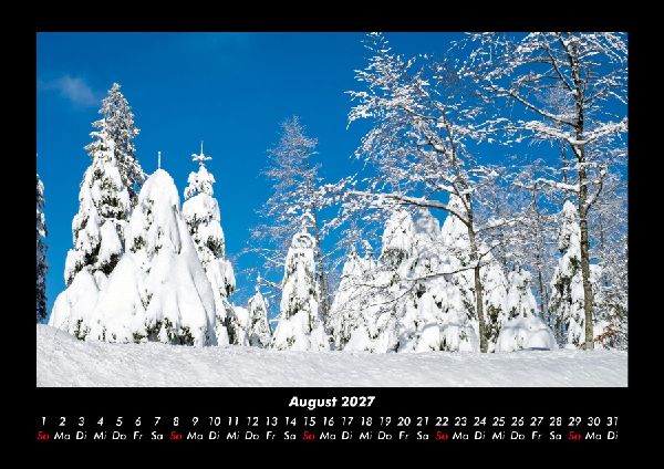 Winterzauber 2027 Fotokalender DIN A3