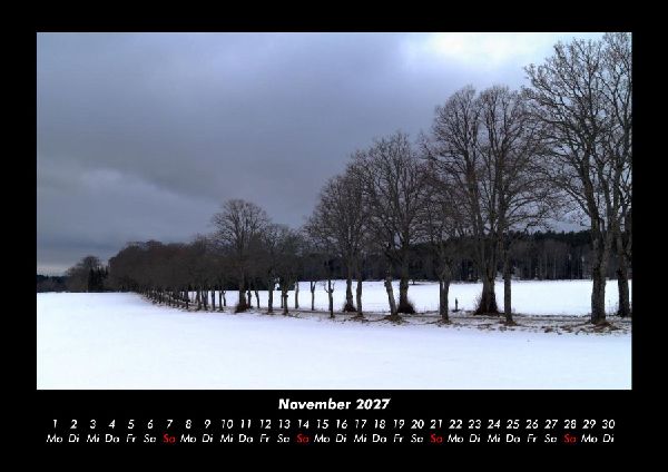 Winterzauber 2027 Fotokalender DIN A3