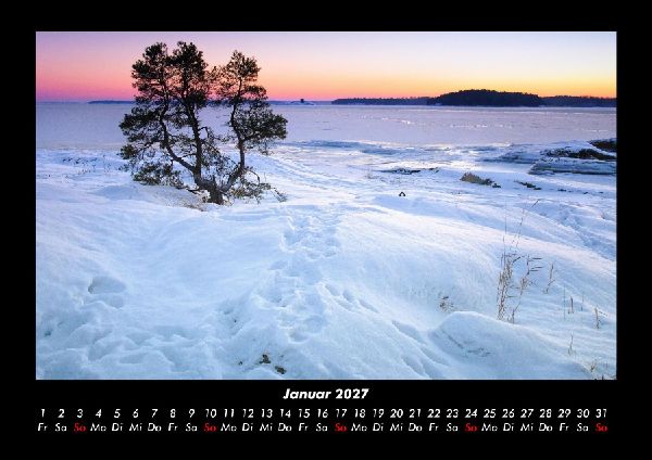 Winterzauber 2027 Fotokalender DIN A3