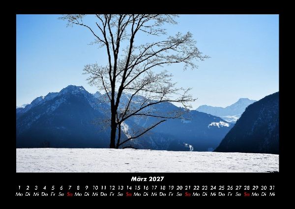 Winterzauber 2027 Fotokalender DIN A3