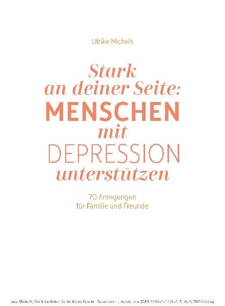 Stark an deiner Seite: Menschen mit Depression unterstützen