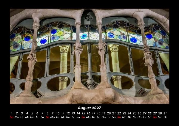 Barcelona 2027 Fotokalender DIN A3