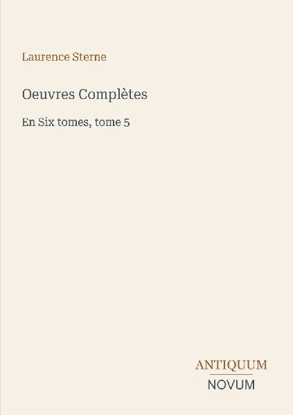 Oeuvres Complètes